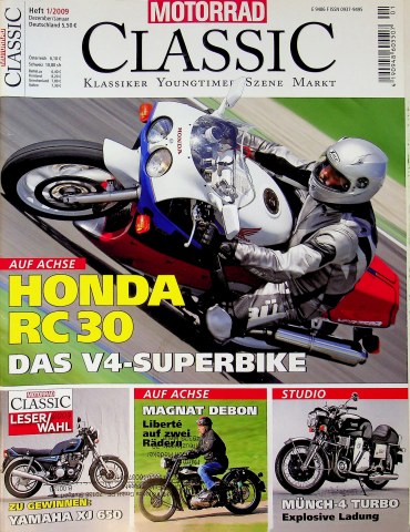 Deckblatt Motorrad Classic (01/2009)